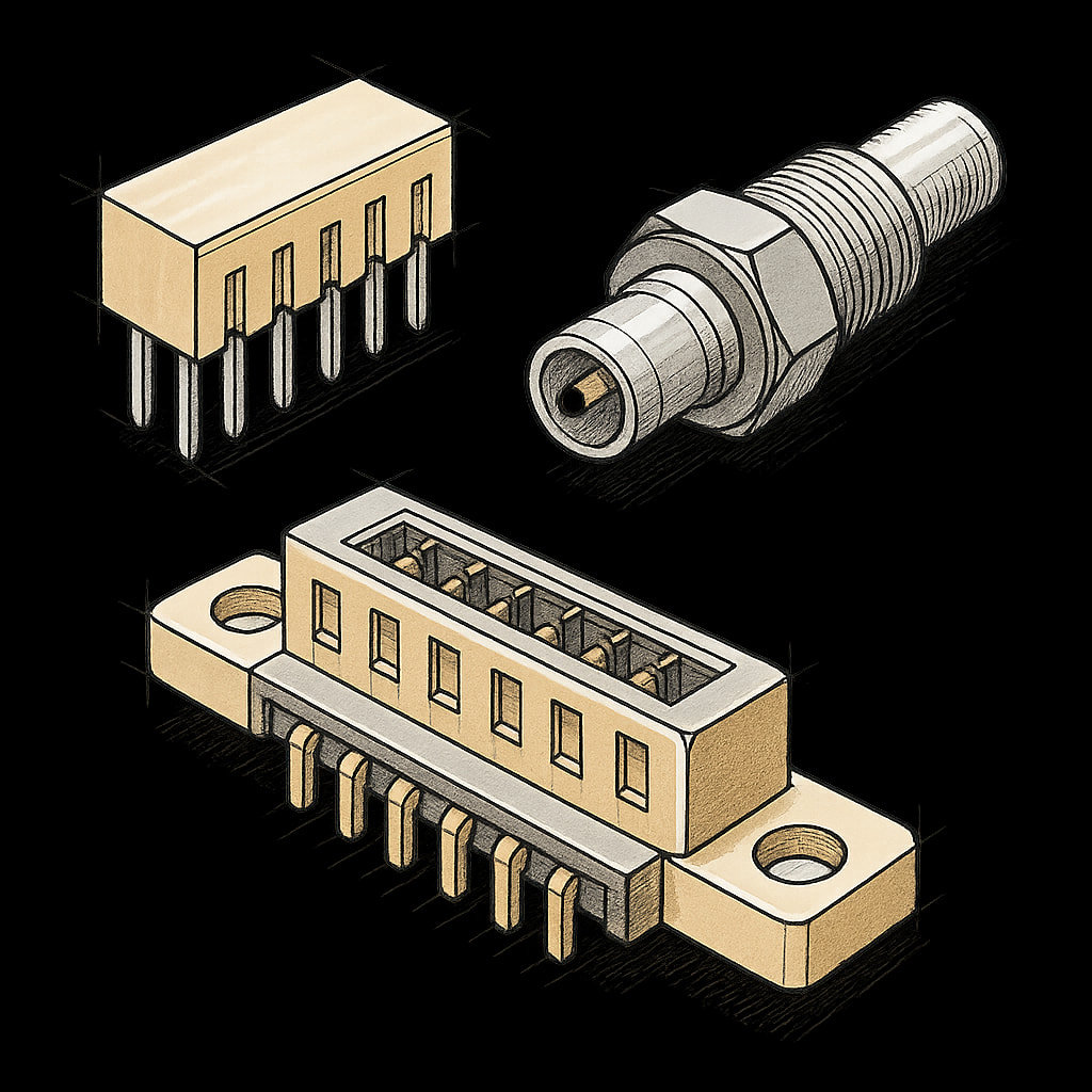 MOLEX 39301041 Mini-Fit Jr. Header, Dual Row, Right-Angle, with Snap-in Plastic Peg PCB Lock, 4 Circuits, PA Polyamide Nylon 6/6 94V-2, 0.76µm Select Gold (Au) Plating — PCB y semiconductores